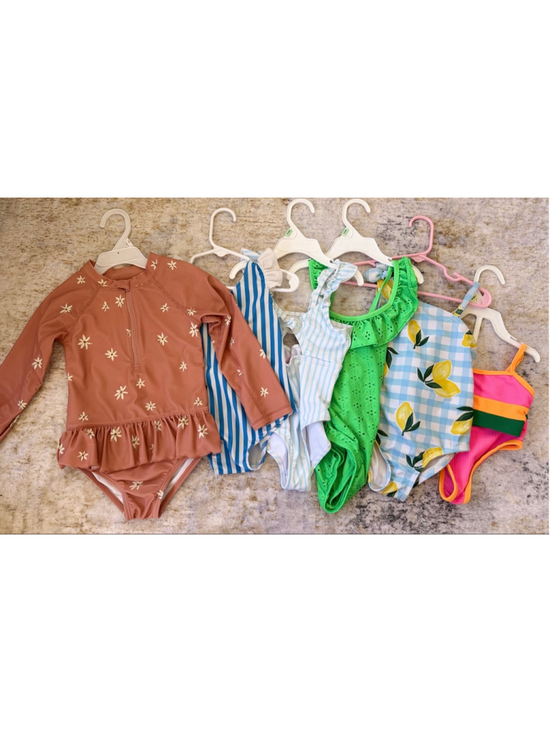 Unbranded Other - Girls Swimsuit Bundle 3T 4T Beach Riot Summer Swimwear Lot